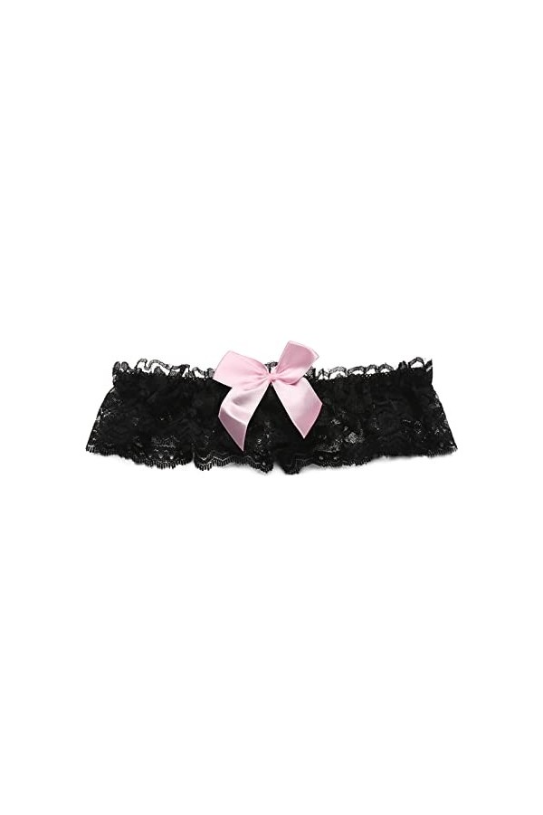 GOOFFY Sexy Mode Lingerie Mariage jarretière mariée Cosplay fête Accessoires nœud Papillon Dentelle élastique Jambe Anneau ma