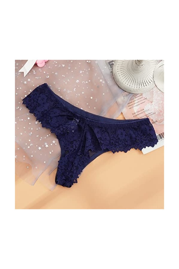 MULANY Femme Slips G-String Women Panties Perspective Transparente sous-vêtements Femmes See-Through String Fonds Girls Intim