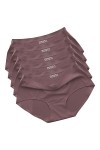 Necalisi Culottes Coton pour Femme Lot de 5 Violet3 Culotte Femme Menstruelle Classique Coton Bio Flux Abondant Dim Protect C