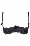 Axami V-5891 Meteorite Sexy Soutien-Gorge Redresse Seins – Fabriqué en UE, Noir-Dore,100C