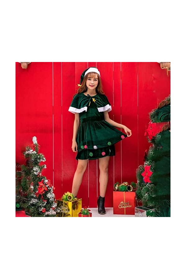 Générique Robe de Noël Femme Sexy Lingerie Coquine Combinaison Femme Sexy Lingerie Femme Classe Costumes Sexy Femme Tenu Sexy