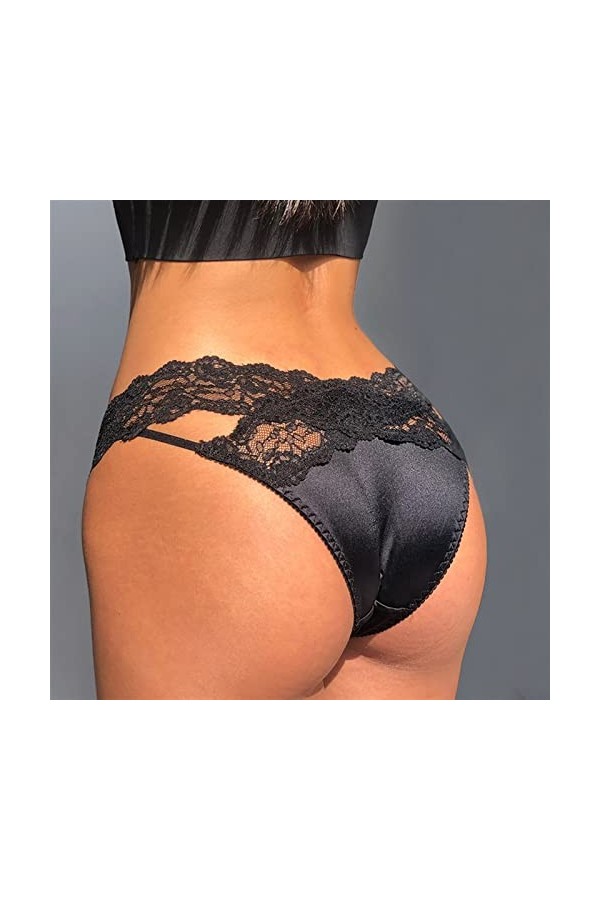 MULANY Femme Slips Rencontrez Les Femmes Sexy Culotte en Dentelle Taille Basse sous-vêtements Femme G String Respirant évider