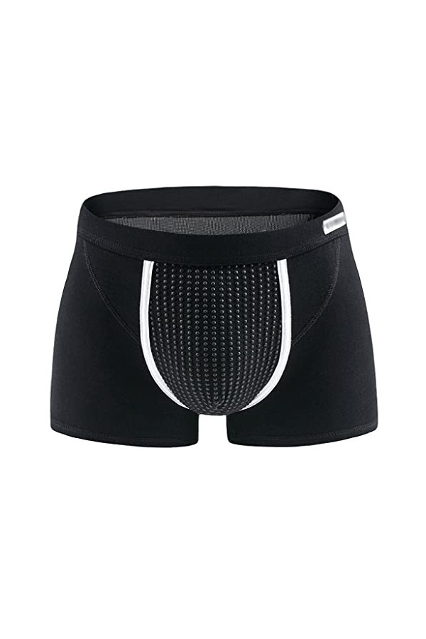 AAREHA Hommes Comfort Sexy Magnetic Therapy Shorts Health Care Boxer Briefs with U Convex Pouch Breathable Buttocks Improve L