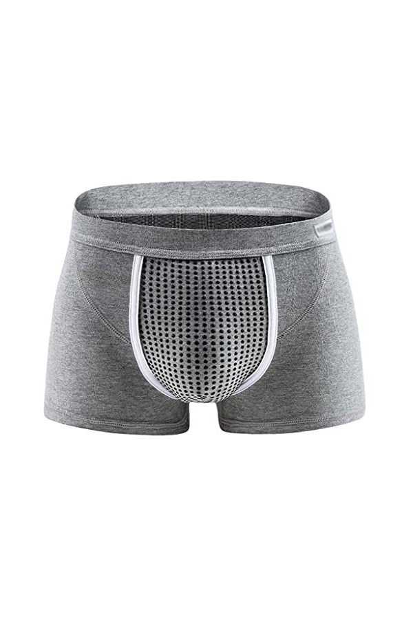 AAREHA Hommes Comfort Sexy Magnetic Therapy Shorts Health Care Boxer Briefs with U Convex Pouch Breathable Buttocks Improve L
