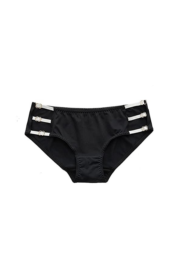 MULANY Femme Slips Rencontrer Les Femmes Sexy Taille Basse Pantie sans Couture évider Bretelles sous-vêtements Femme G String