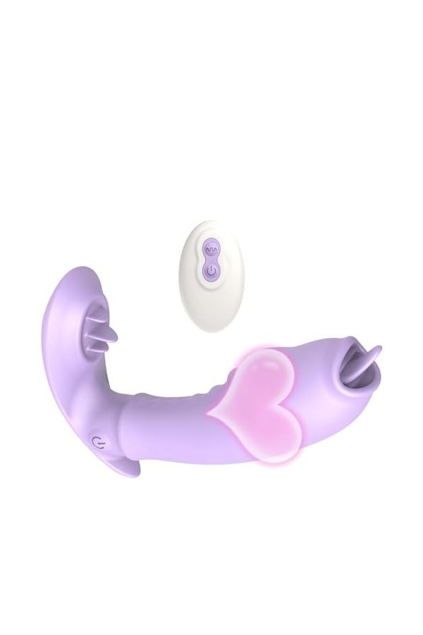 culotte Vibrante avec langue Vîbrômásseúr Clitoridien Couple culotte ???????? clitoridien Culotte Mini Masseur F A1