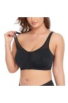 Soutien-Gorge Fermé Boutonné Devant Grande Taille Femme sous-vêtement Push-up sans Fil Ultra-Fin Sexy Bralette De Maintien De