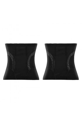 BybAgs Entraîneur de Taille Haute élastique Respirant en Fil de Maille avec des Hauts en os de Poisson à mémoire Bustiers Sha