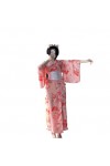 Sexy Japonais Kimono Sakura Robe Sexy Anime Femme Lingerie Lolita Cosplay Costume, 1143 Rose, taille unique