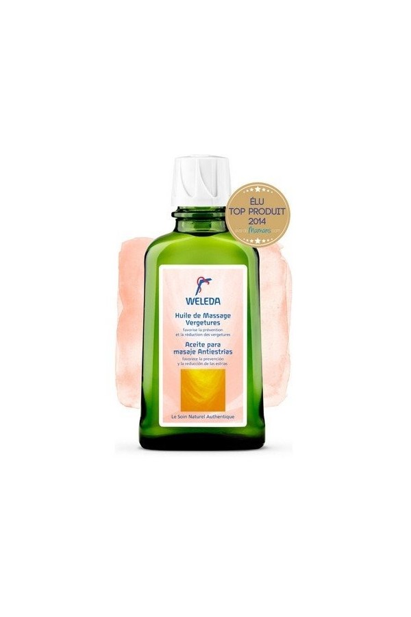 WELEDA Huile de Massage Vergetures - Lot de 2 Anti-vergetures Weleda - 2x100ml