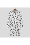 Casual Style Homewear Bodysuits New Men Butterfly Printing Rompers Mode Homme à Manches Longues Jumpsuit S-5XL