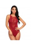 adqw Ensembles De Lingerie Femme Déguisements Adultes Sexy Lace Body Femmes Backless Mesh Évider Combinaisons Semi-Transparen
