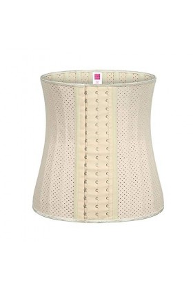 G&F Femmes Serre-Taille Latex for Perte Poids avec 25 Os dacier Brûleur Graisse Body Shaper sous Poitrine Contrôle Ventre Co