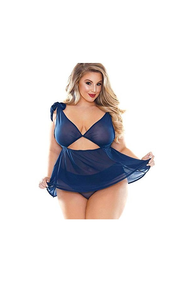 Culotte Rouge sexyLingerie Grande Taille Solide sans Manches Bretelles ajustées Soutien-Gorge sans Couture Dentelle Femmes Li