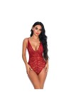 N/X Lingerie pour Femmes&nbsp;&nbsp;&nbsp;Vêtements De&nbsp;Nuit Bodys Sexy Hot Érotique Body Porno Plus Size Babydoll Lace Sex&nbsp;Clothes-03_XL