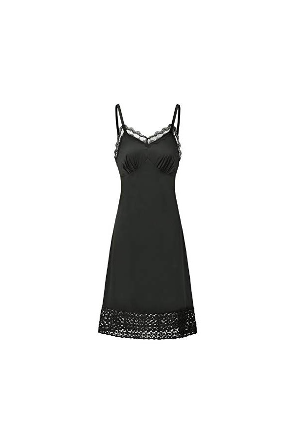 Belle Poque Lingerie Femme Sexy Noir Robe Nuit Confortable S BPE2041-1