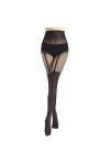 Sexy Bas Sexy Résille Femmes Bas Ouvert Doux Collants Grande Taille Dames Lingerie Dentelle Transparente Taille Haute Maille 