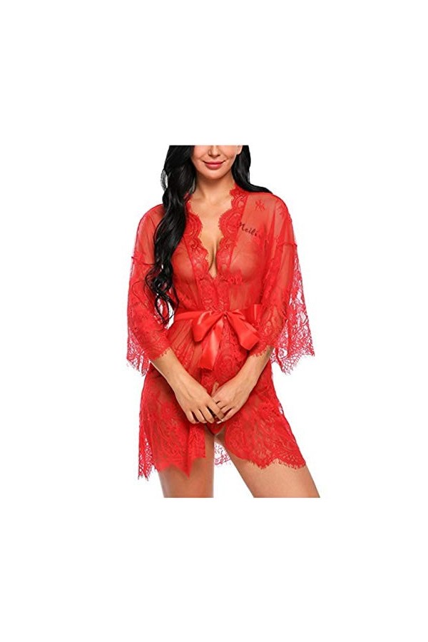 Erotic underwear-ZY Vêtements Techniques Et Spéciaux Couple De Lingerie Lingerie Sexy Homme Pyjama Sexy avec Couture en Dente