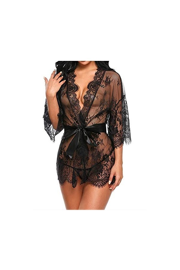 Erotic underwear-ZY Vêtements Techniques Et Spéciaux Couple De Lingerie Lingerie Sexy Homme Pyjama Sexy avec Couture en Dente