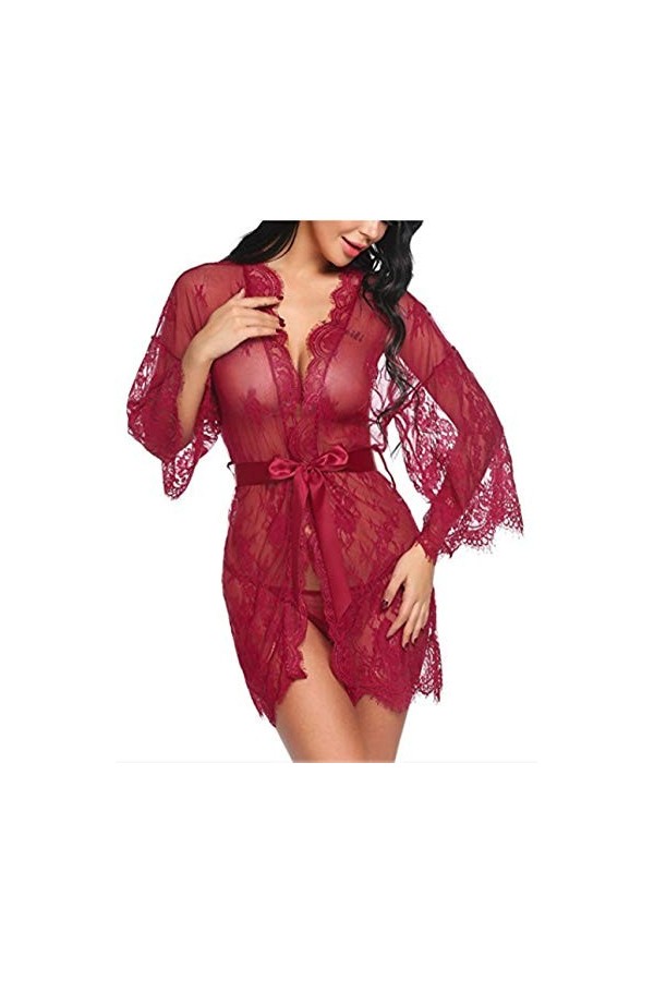 Erotic underwear-ZY Vêtements Techniques Et Spéciaux Couple De Lingerie Lingerie Sexy Homme Pyjama Sexy avec Couture en Dente