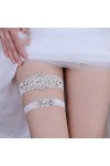 Dame strass jarretière Sexy dentelle élastique ceinture jambes anneau harnais pour femmes mariage mariée fille maison fête TH