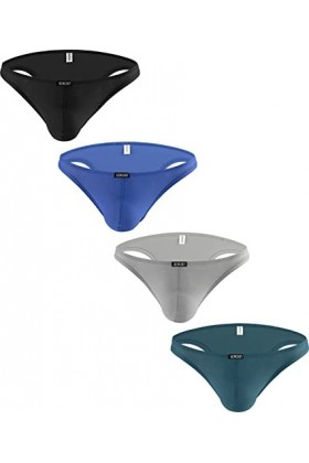 iKingsky Brésilien Dos Culottes Demi Retour Bikini Sous-Vêtements Sexy Taille Basse Sous-vêtements Culottes Hanche pour Homme