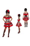 NET TOYS Costume Sexy Dia de Los Muertos Robe Sugar Skull L 44/46 Tenue fête des Morts Déguisement Femme La Catrina Habit dh