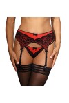 Axami Porte-Jarretelle Sexy V-9882, Rouge,L