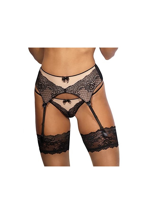 Axami Porte-Jarretelle Sexy V-9892, Beige,S