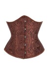 Corset sexy à baleines pour femme Rouge XL