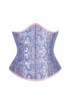 Corset sexy à baleines pour femme Rouge XL