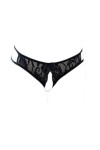KHUFUZI Sous-vêtements sexy pour femme - Taille basse - Lingerie noire en dentelle - Cadeau pour petite amie, épouse, Noir , 