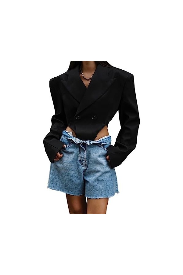 Générique String Body for Femmes épaule Large à Manches Longues découpé Body fête Club Tenues Une pièce Body Sortir Hauts Co