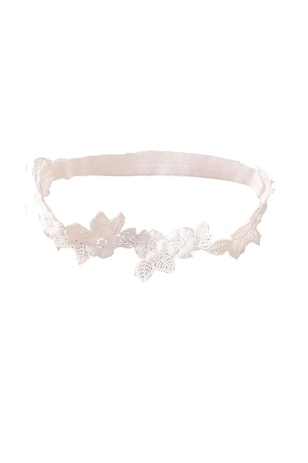 Jarretière sexy en dentelle blanche pour étudiant A C 