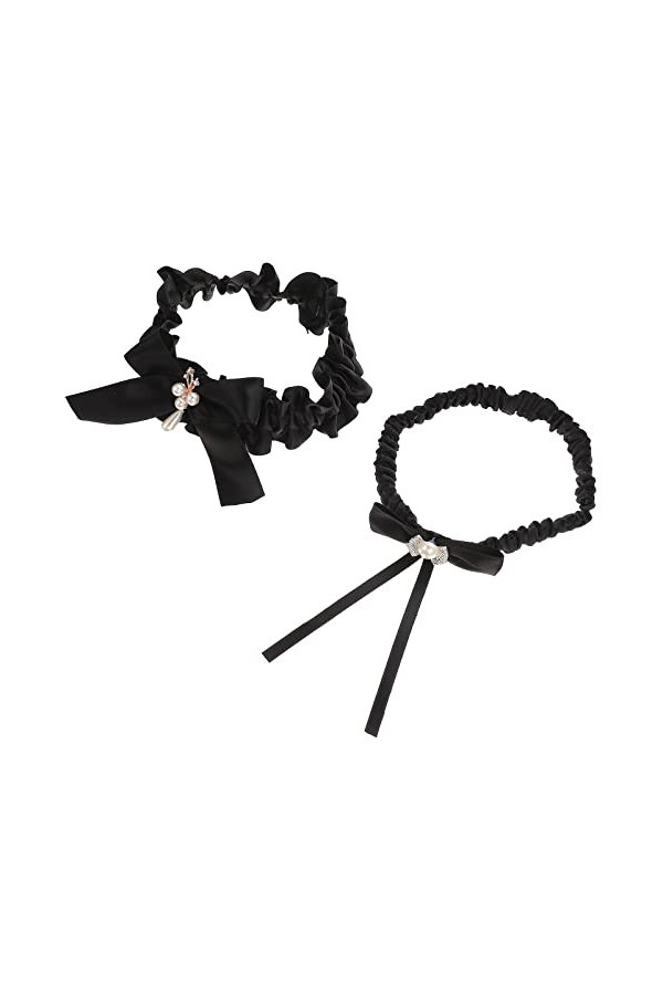 HYCYYFC Ceinture Femme 1 Paire de jarretières de mariée Nuptiale Perle Porte-Jarretelles fête jarretière de Jambe de Bal Dame