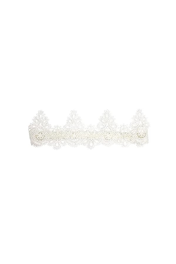 COLIFAS Porte-Jarretelles Floraux Extensibles pour Femmes, jarretières de mariée en Dentelle pour Bal de Mariage Couleur : B