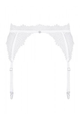 Obsessive Porte-Jarretelles Sexy Bianelle Garter Belt, Blanc,L-XL