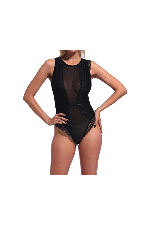 KSDFIUHAG Sexe Et Sensualité Lingerie Lingerie Érotique Dentelle Transparenty Teddyy sous-Vêtements Pornoy Costumes Babydoll-