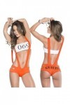 Femmes Orange Cosplay Uniforme Sous-Vêtements, Police Cosplay Jumpsuit Sexy Femme Police Uniforme Costume Onesie