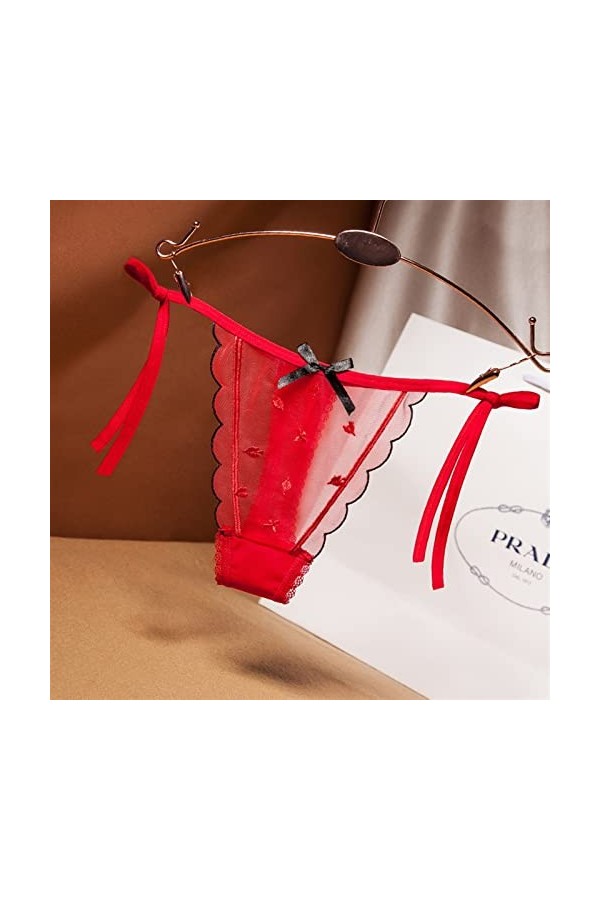 MULANY Femme Slips Patte Sexy Femme en Dentelle Lingerie Plus Femme Sexy Culotte de sous-vêtements érotiques Tentation de Lin