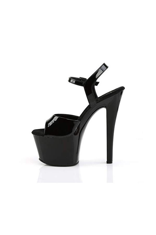 Pleaser SKY-309, Chaussures à talons avec plateau femmes, Noir, 38 EU