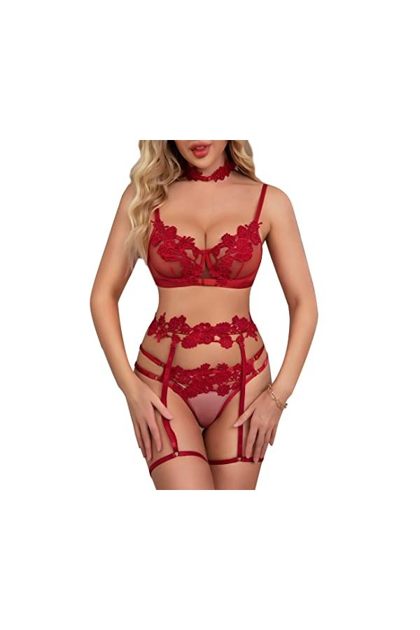 popiv Cst148-cm-0black000m-ae03 Porte-jarretière, Noir, M Femme