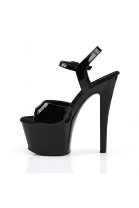 Pleaser SKY-309, Chaussures à talons avec plateau femmes, Noir, 38 EU