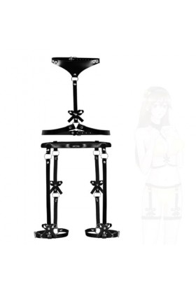 Jarretière en cuir Carnaval Gothique Halloween Punk Festival Jarretière de danse pour femmes