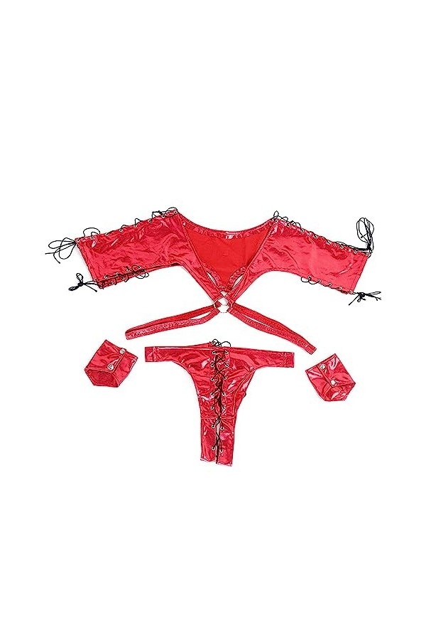 SKFLABOOF Ouverte Mankini Homme Transparent Sexy Hot Jockstrap Gay Moulant Erotique Tanga Ficelle Boxer Dentelle Costume Chic