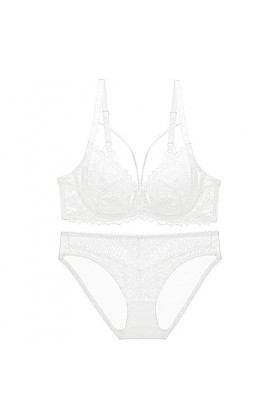 Necalisi sous Vetements feminins Rouge Lingerie Femme Ensemble Dentelle Sexy Vêtements Nuisette Soutien-Gorge et Culotte Ense