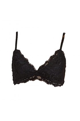 Soutien-Gorge 1/2 Bonnet en Dentelle pour Femmes Soutien-Gorge sans Fil en Dentelle sans Fil avec Bralette Plunge Solid Breat
