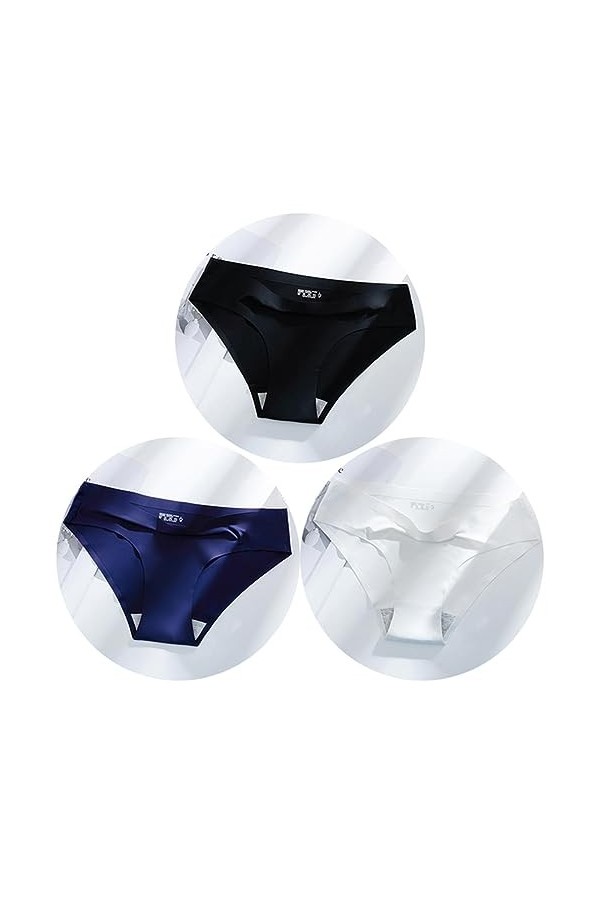 NOGRAX Culotte Femme Couleurs des Couleurs des Hommes Potte De Femmes Respirant sans Couture sous-Verdar-Set 1-M-3 Pièces