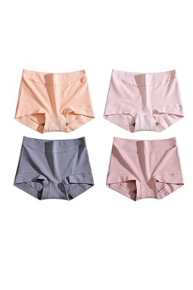 Culotte Taille Haute en Coton graphène Entrejambe, Culotte de Protection Anti-Fuite, Culotte en Coton Respirante 4PCS-c,4XL 