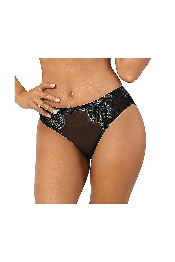 Axami Culotte Slip Sexy V-10383, Noir,XS